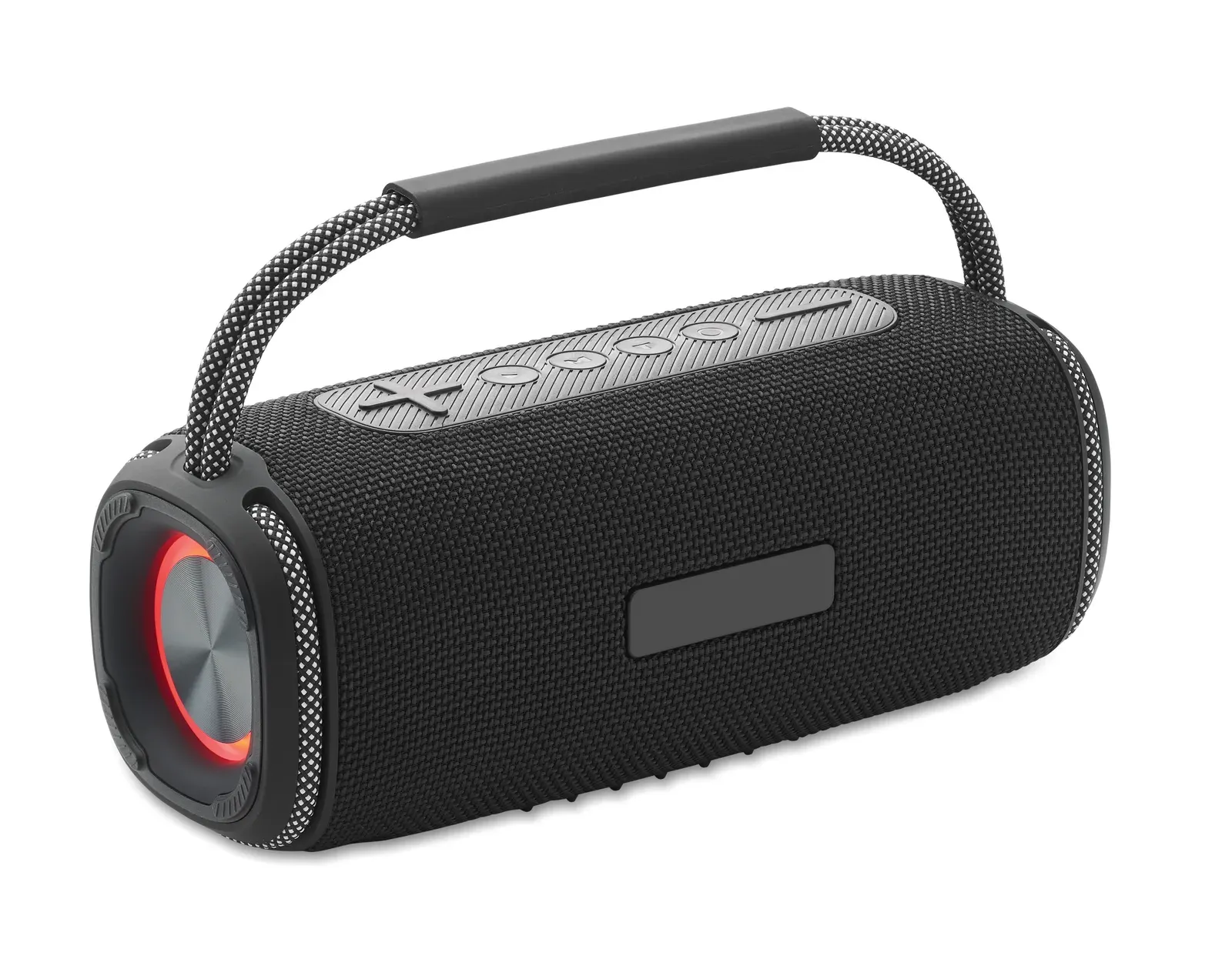 Notamusic 2x10W Wireless Speaker – Dual LED Light, 2400mAh Battery — Black
