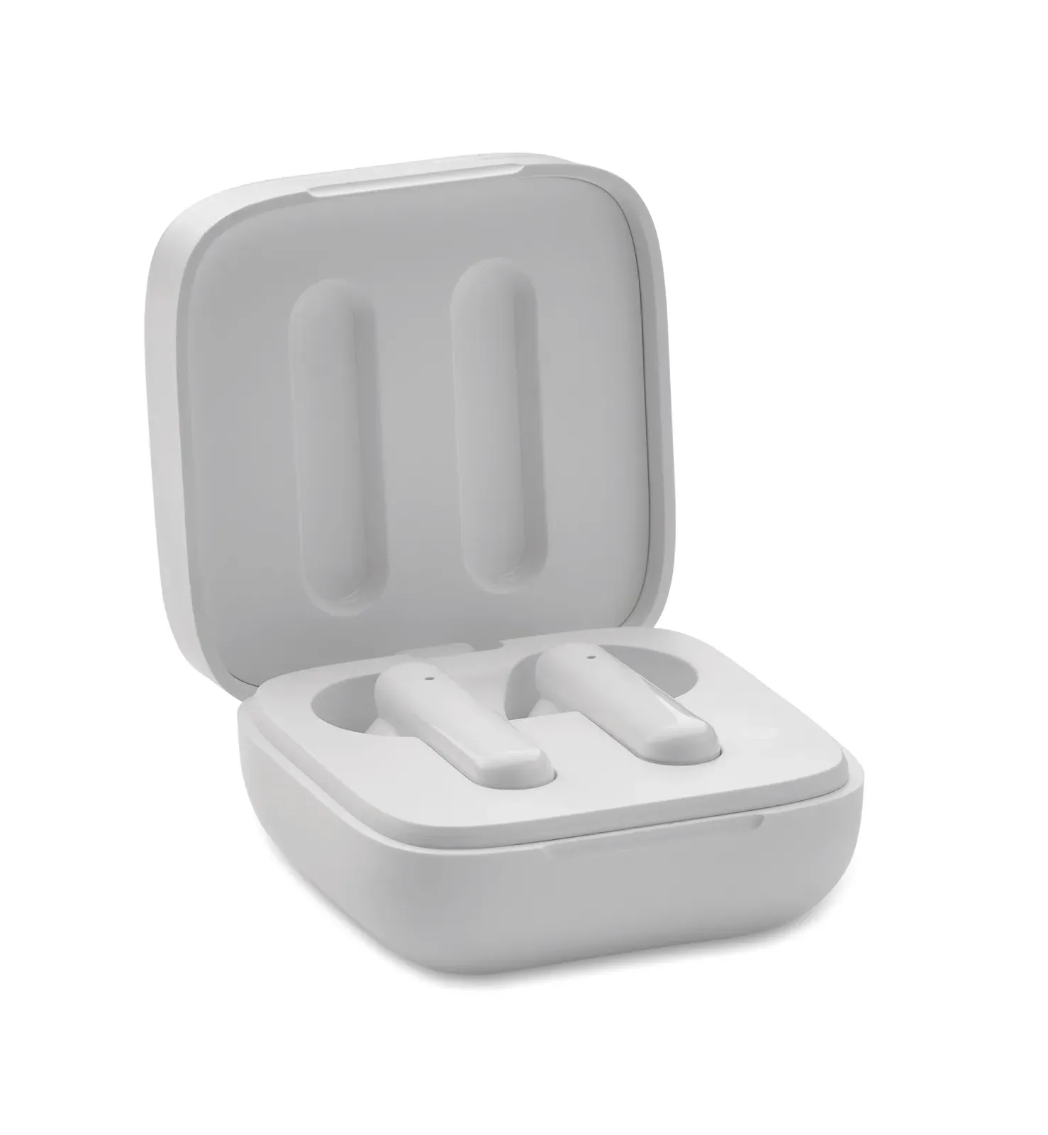Sonorabud TWS 5.3 Wireless Earbuds – Solar-Charging Case, 200mAh — White