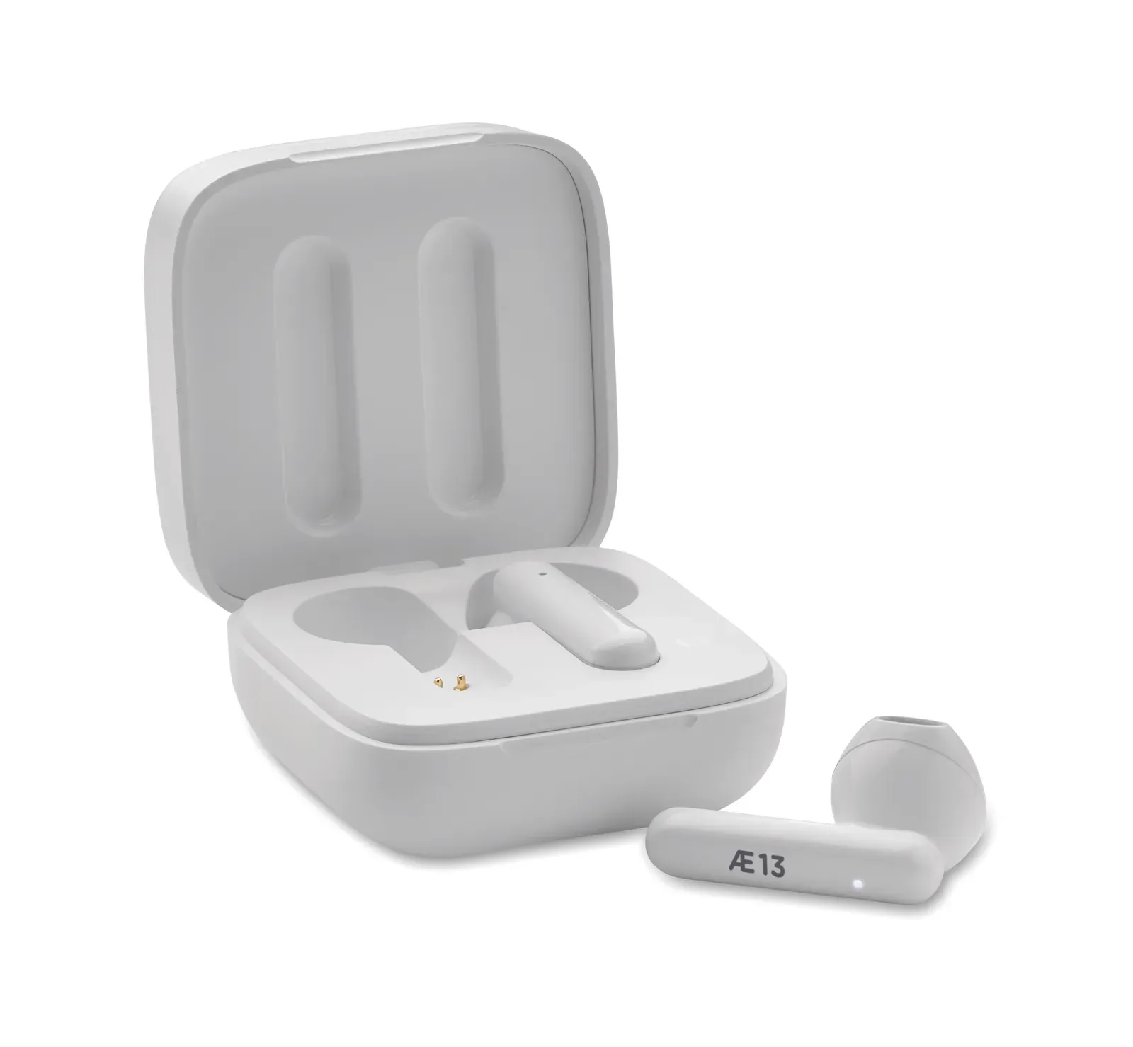 Sonorabud TWS 5.3 Wireless Earbuds – Solar-Charging Case, 200mAh — White