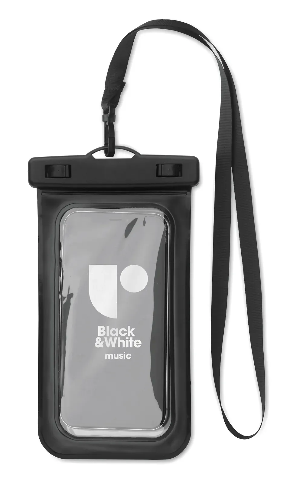 Smag Waterproof Phone Pouch, IPX8, up to 6.7" — Black