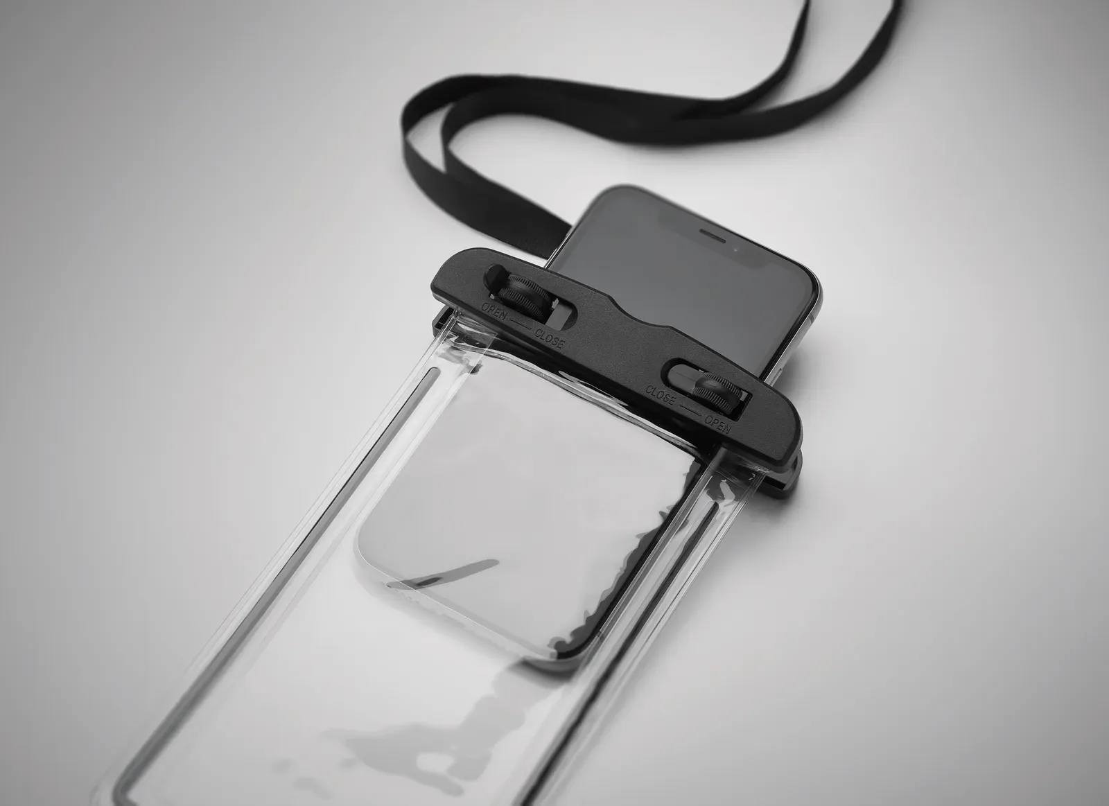 Smag Large Waterproof Phone Pouch, IPX6, up to 6.7" — Black