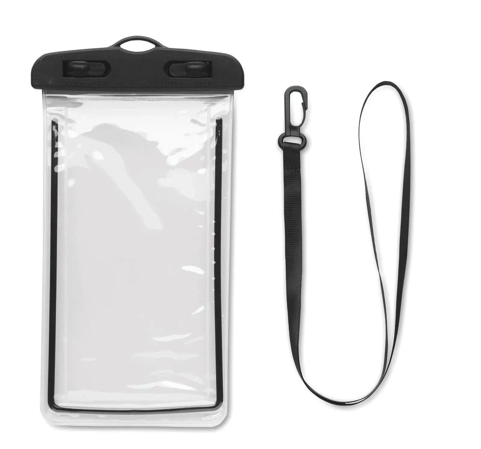 Smag Large Waterproof Phone Pouch, IPX6, up to 6.7" — Black
