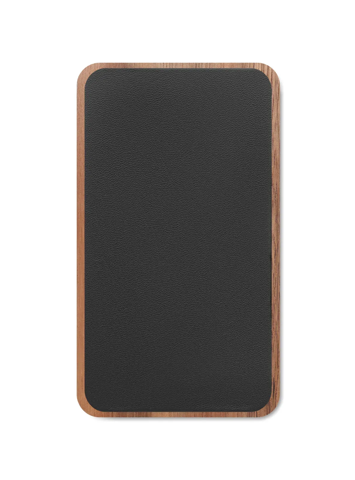 Acapow 15W Wireless Charging Power Bank 4000mAh – Acacia Wood Casing — Black