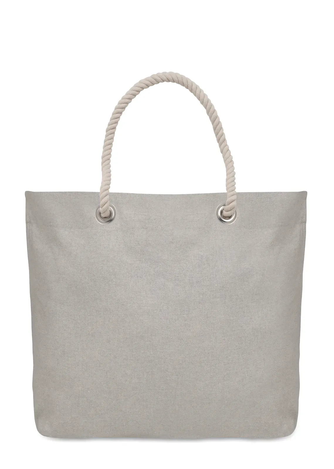 Recycled Cotton Shopping Bag Mare with 220 Gr/M² 55X15X39 cm — Grey