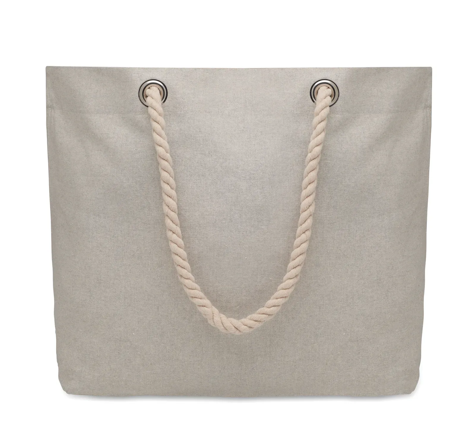 Recycled Cotton Shopping Bag Mare with 220 Gr/M² 55X15X39 cm — Grey