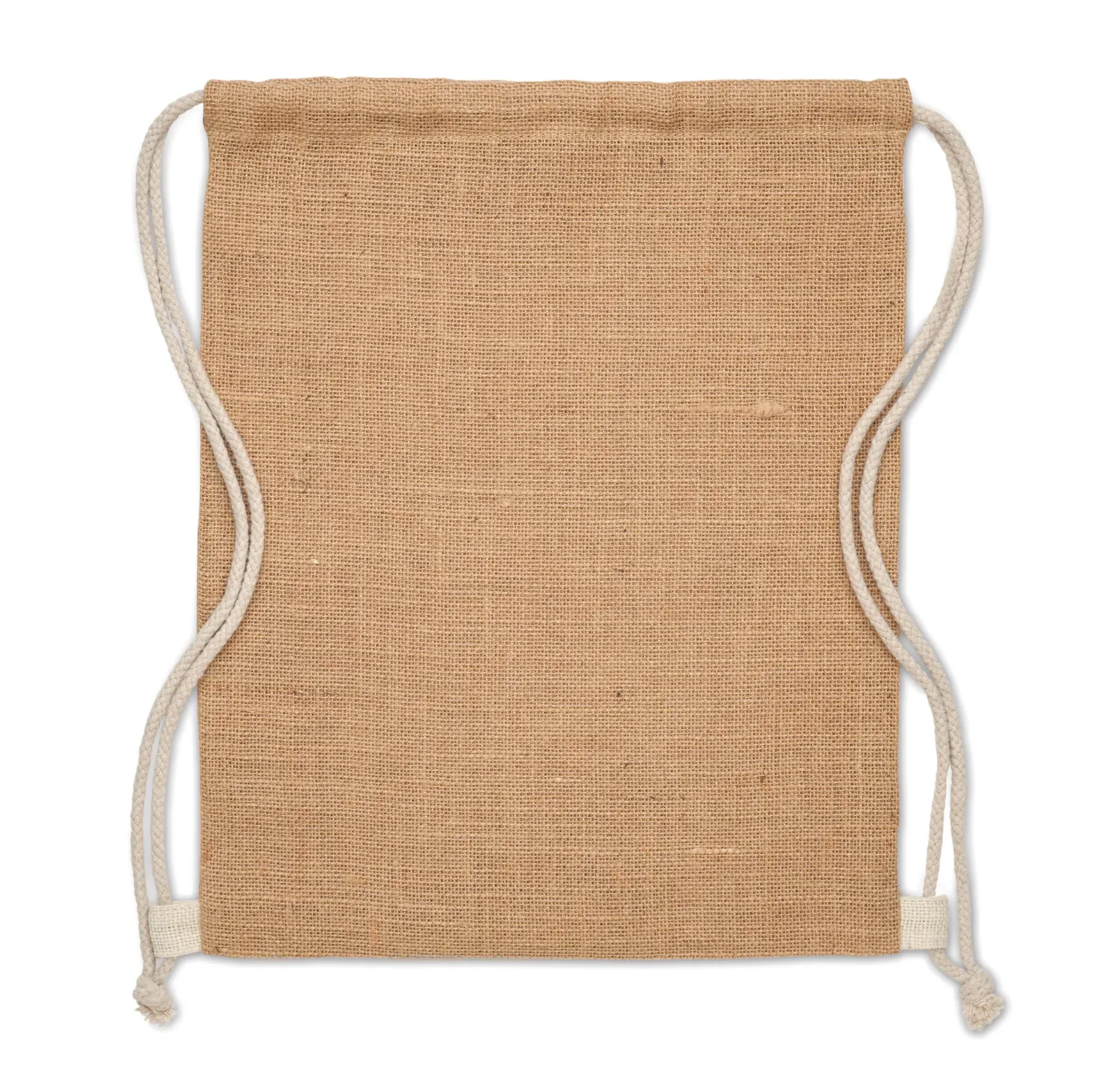 Cotton Drawstring Bag Fukuro with 100 Gr/M² 37X41 cm MO2190 Drawstring Bag — Beige