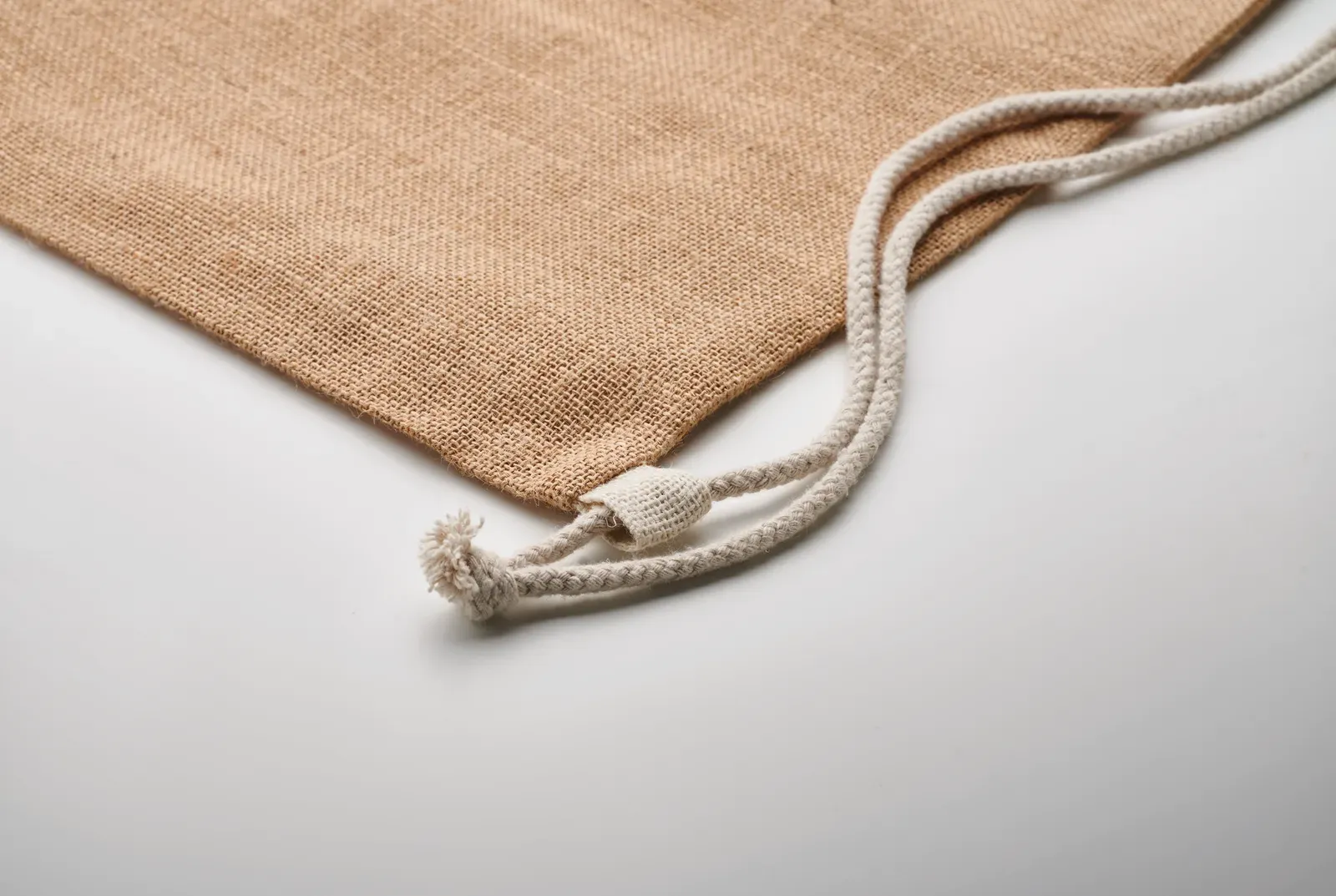 Cotton Drawstring Bag Fukuro with 100 Gr/M² 37X41 cm MO2190 Drawstring Bag — Beige