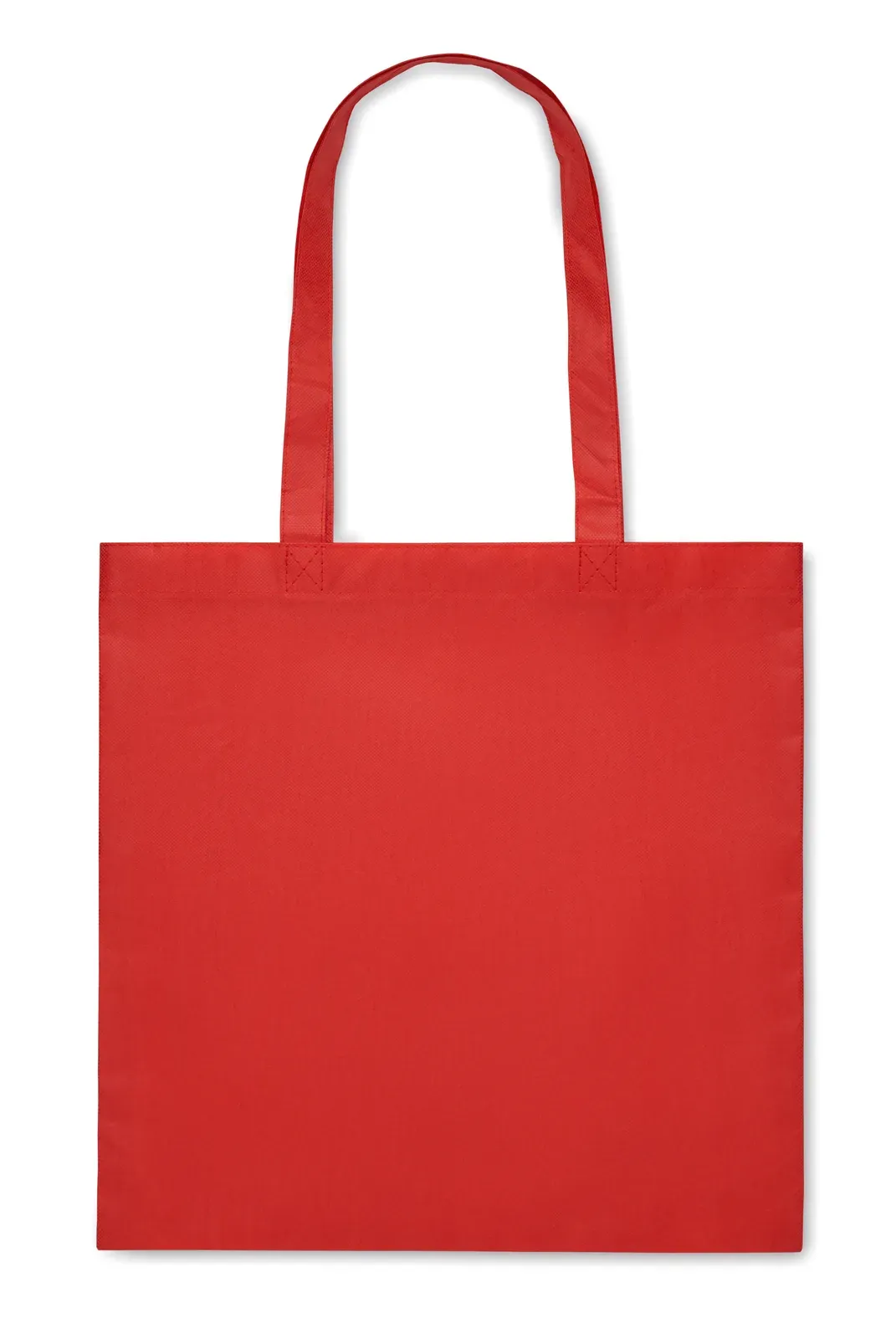 Shopping Bag Kaimani with Short Handles 27X15X30 cm MO2194 Shopping Bag — Red