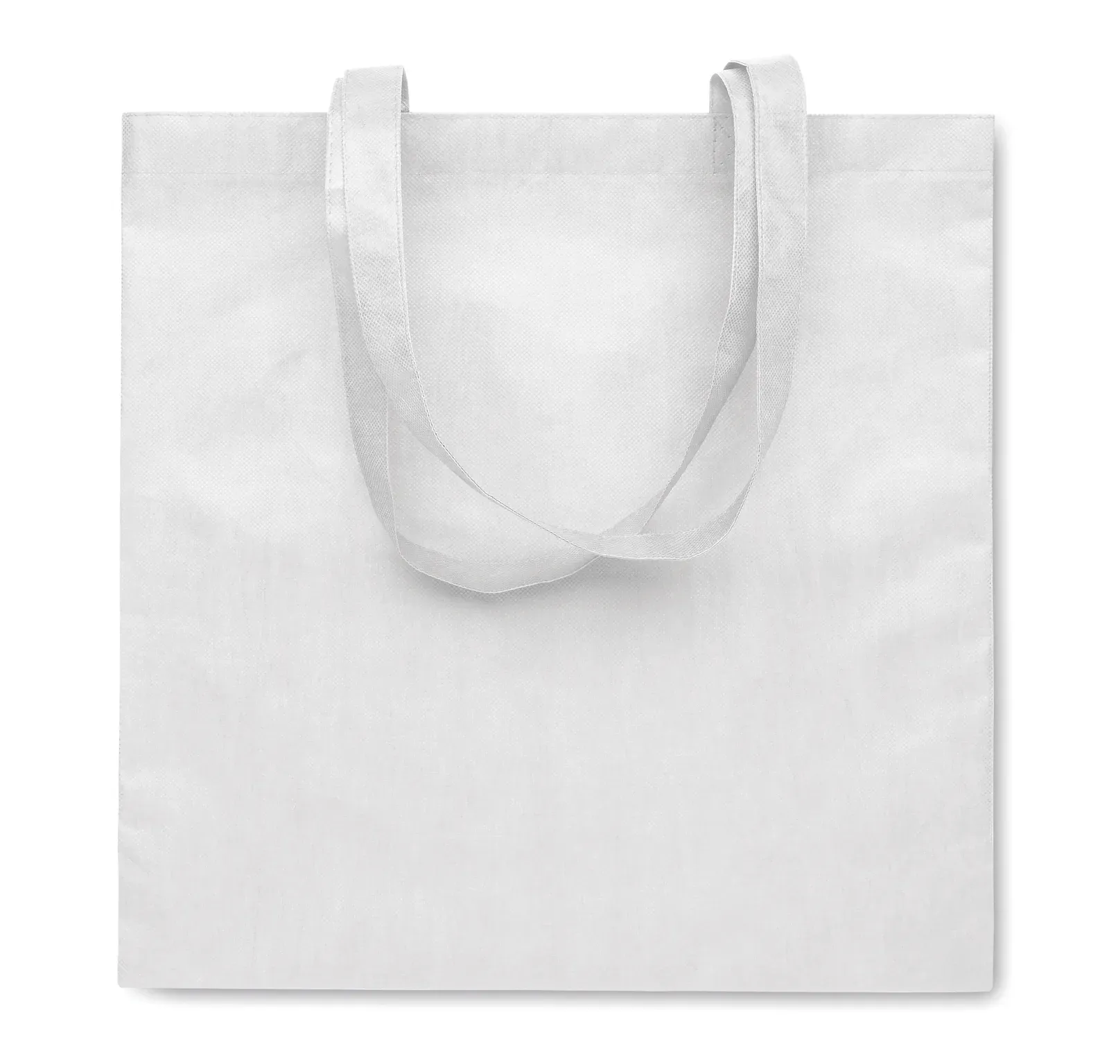 Shopping Bag Kaimani with Short Handles 27X15X30 cm MO2194 Shopping Bag — White