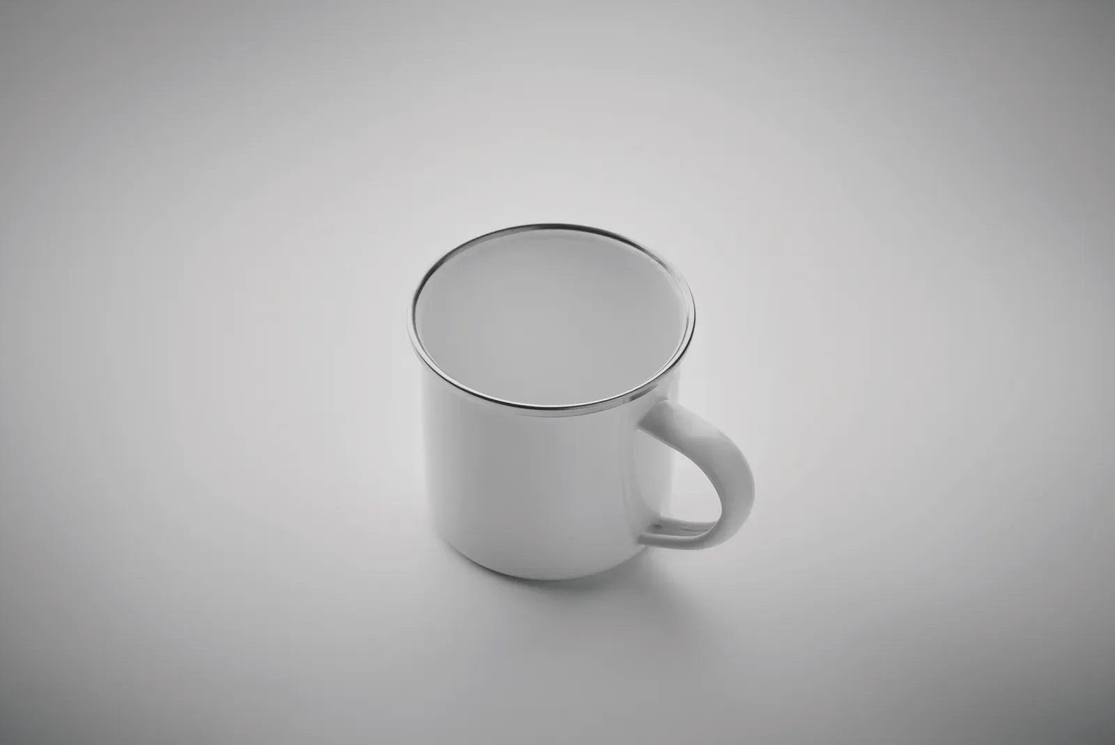 Plateado S – Sublimation Metal Vintage Mug with Enamel Layer — White
