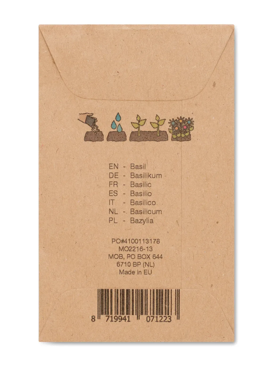 Basilop Sunflower Seed Envelope — Beige