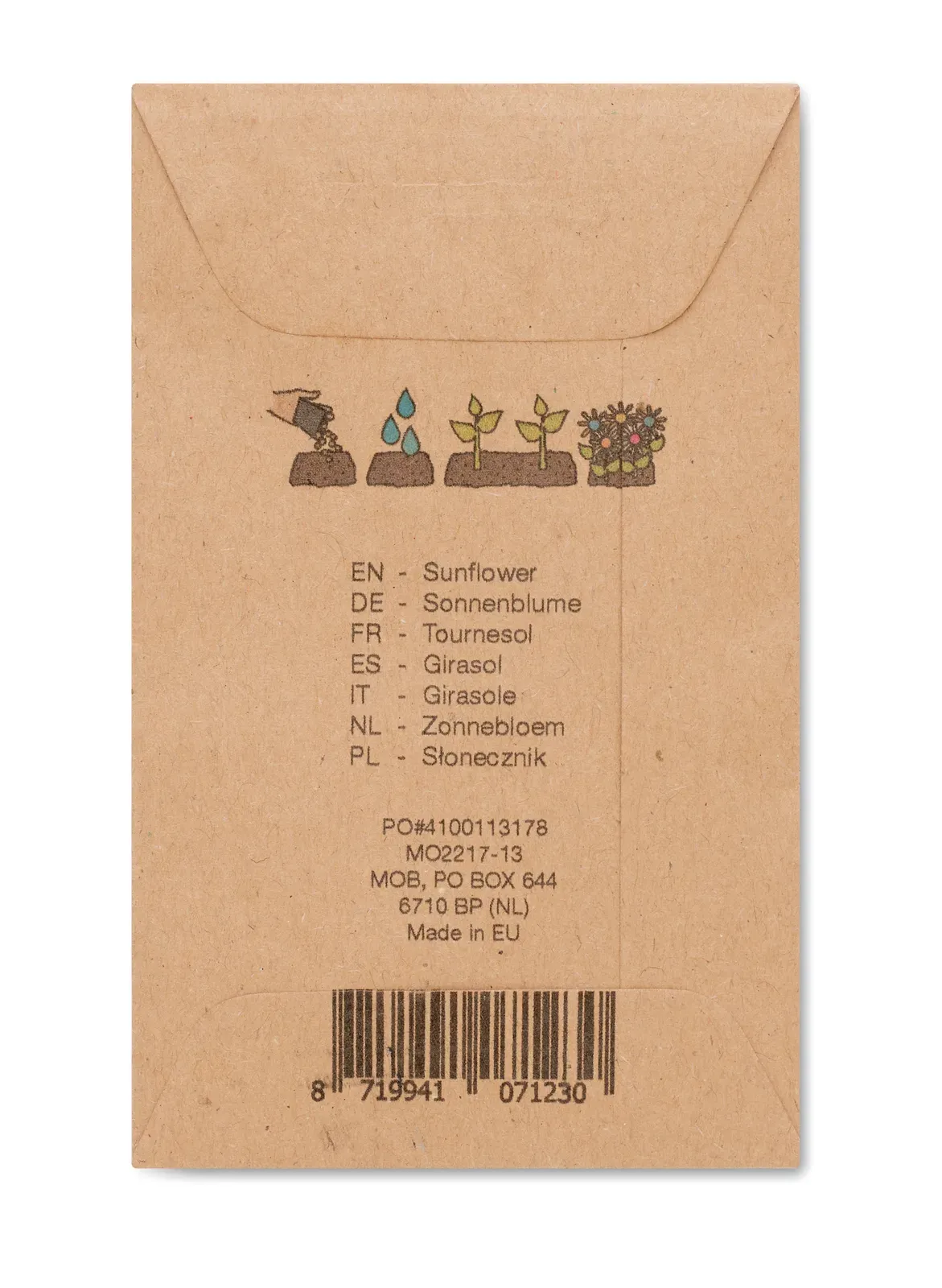 Girasol Basil Seed Envelope — Beige