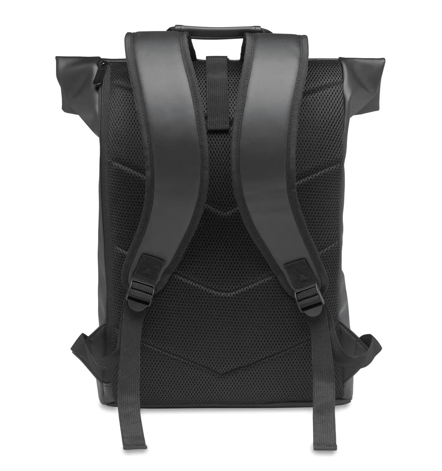 RPET Laptop Backpack Bai Roll with 15 Inch Fit 29X13X54 cm MO2230 — Black