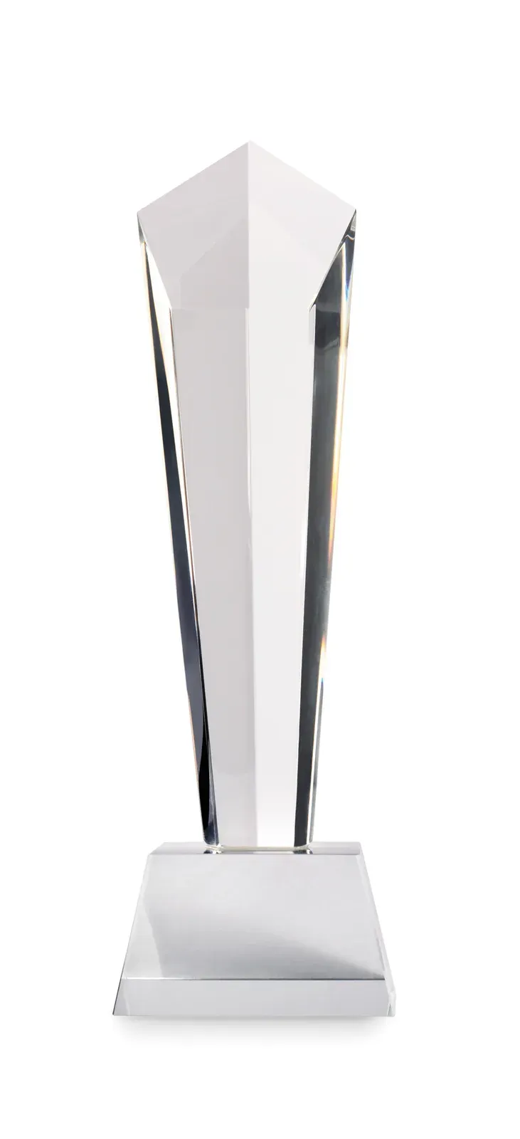 Diaward Crystal Award Trophy – Gift Boxed — Transparent