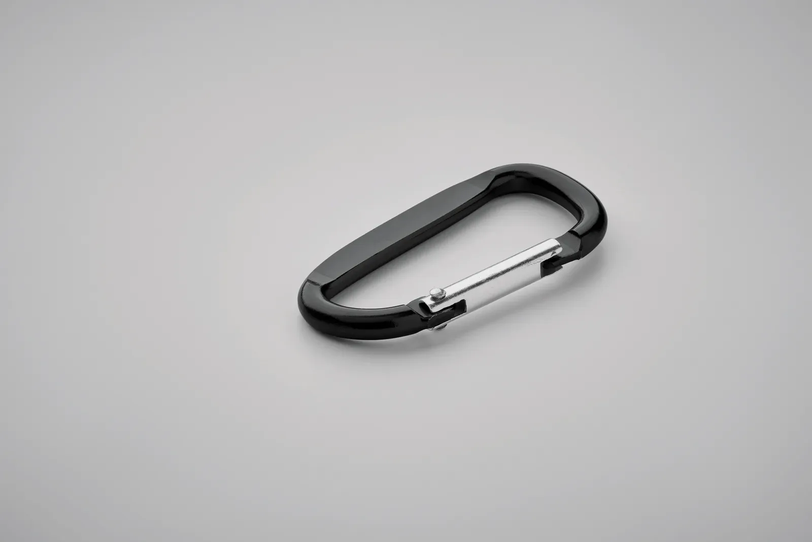 Gancho – Carabiner Snap Clip in Aluminium to Hang Your, Bottle Bag or Keys — Black