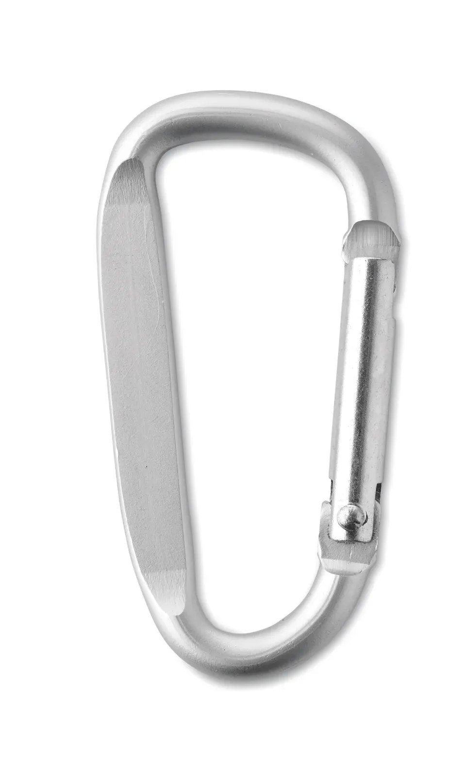 Gancho – Carabiner Snap Clip in Aluminium to Hang Your, Bottle Bag or Keys — Matt Silver