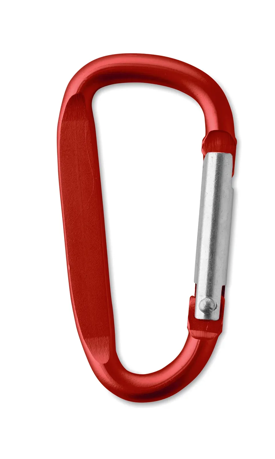 Gancho – Carabiner Snap Clip in Aluminium to Hang Your, Bottle Bag or Keys — Red
