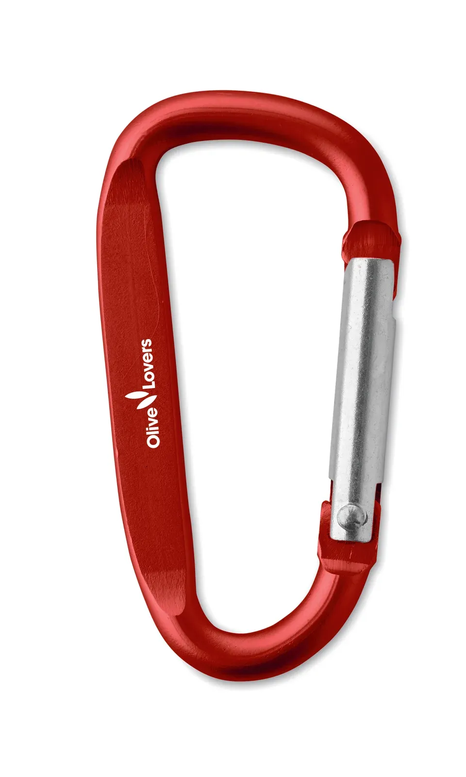 Gancho – Carabiner Snap Clip in Aluminium to Hang Your, Bottle Bag or Keys — Red