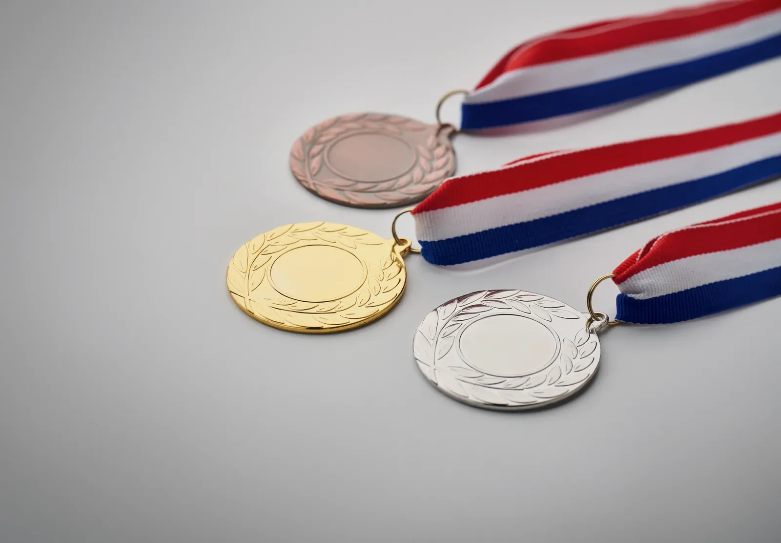 Winner Wooden Medal with Cotton Strap — Gold