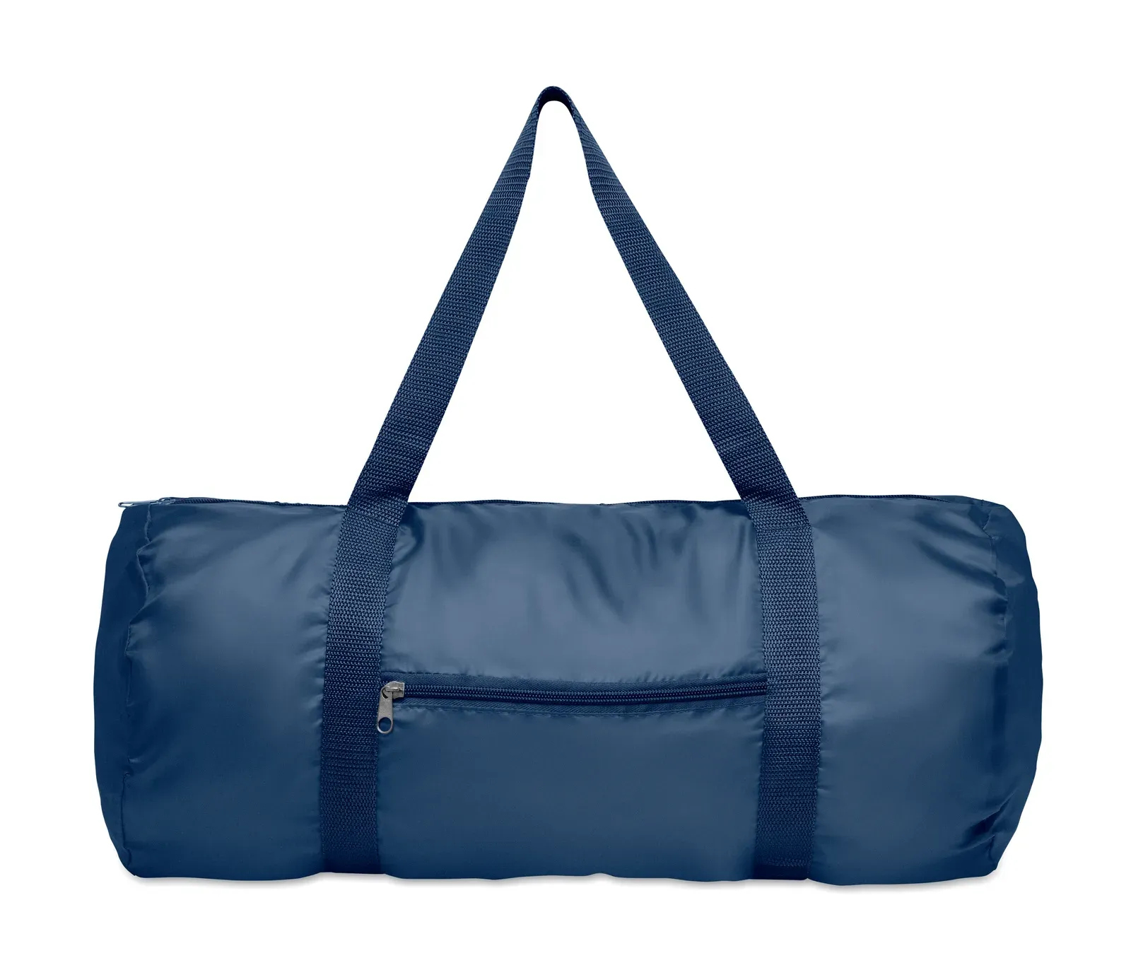 RPET Duffle Bag Duff with Zippered Pocket 48X23 cm MO2273 Duffle Bag — Blue