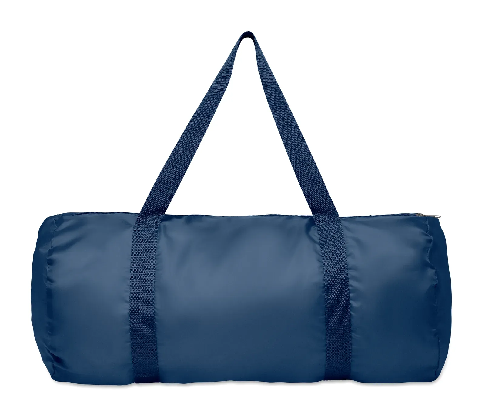 RPET Duffle Bag Duff with Zippered Pocket 48X23 cm MO2273 Duffle Bag — Blue