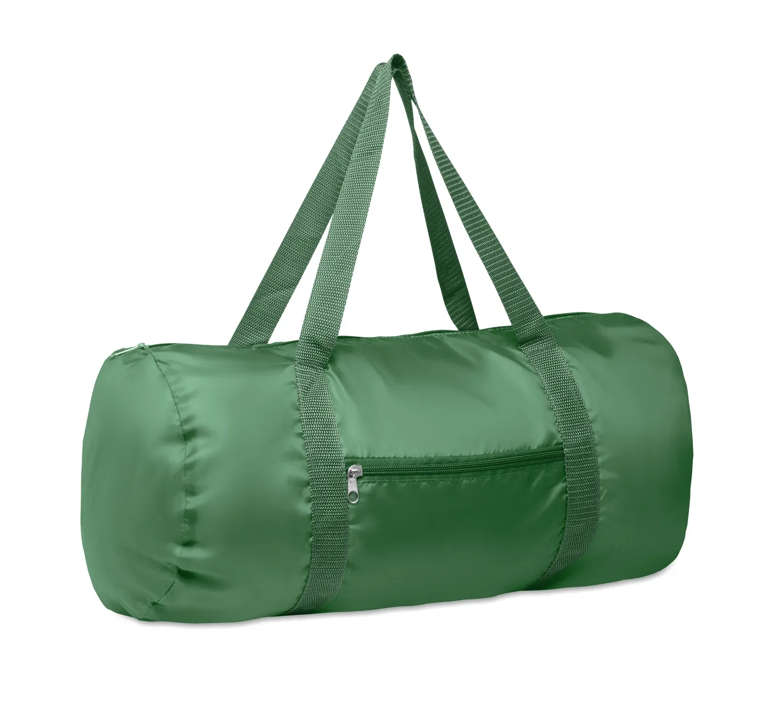 RPET Duffle Bag Duff with Zippered Pocket 48X23 cm MO2273 Duffle Bag — Dark Green