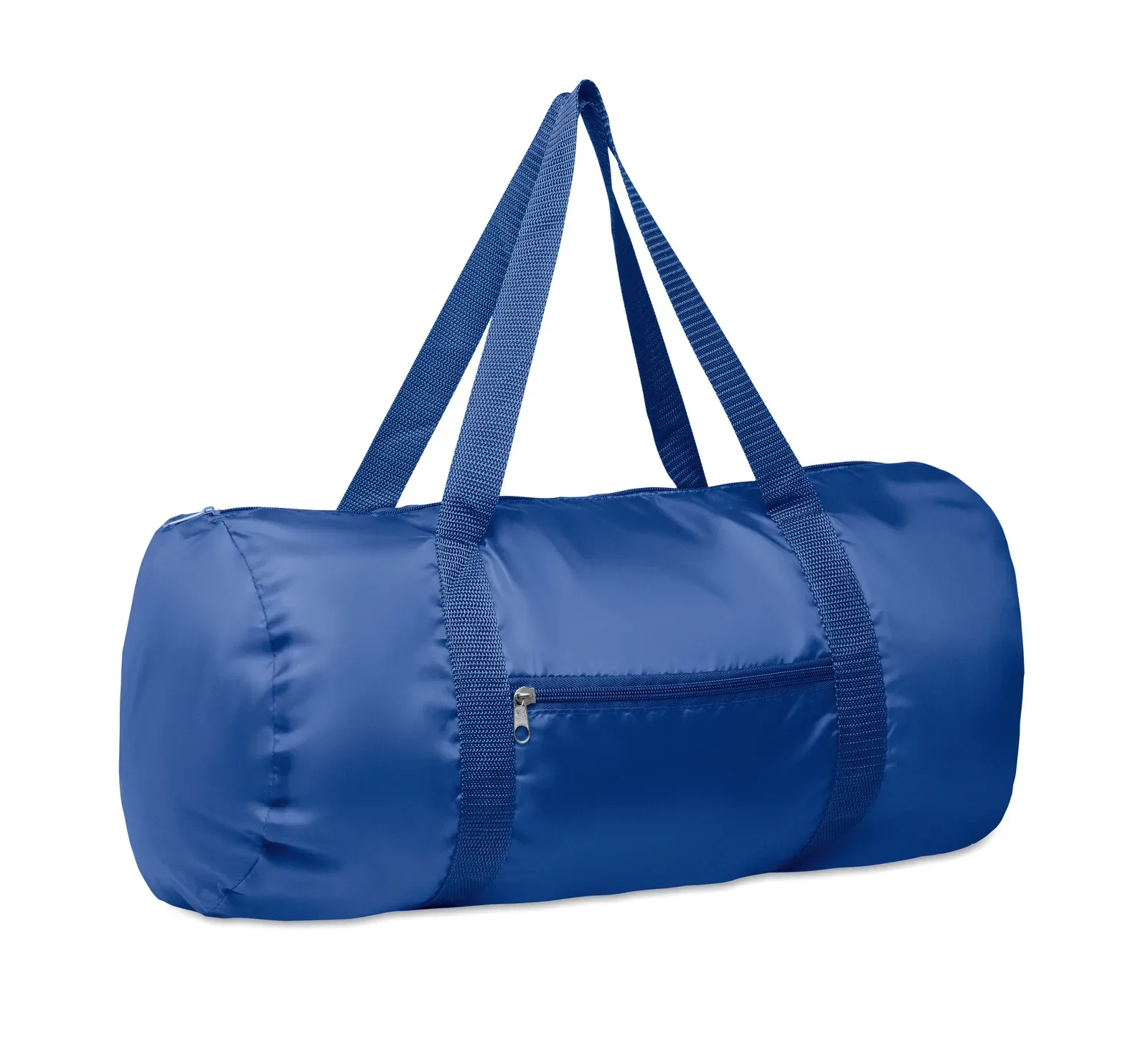 RPET Duffle Bag Duff with Zippered Pocket 48X23 cm MO2273 Duffle Bag — Royal Blue