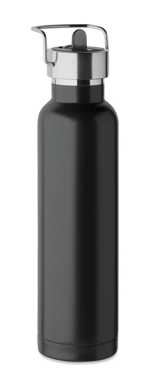 Riflow – Double Wall Vacuum Insulating Bottle in Recycled Stainless Steel — Black