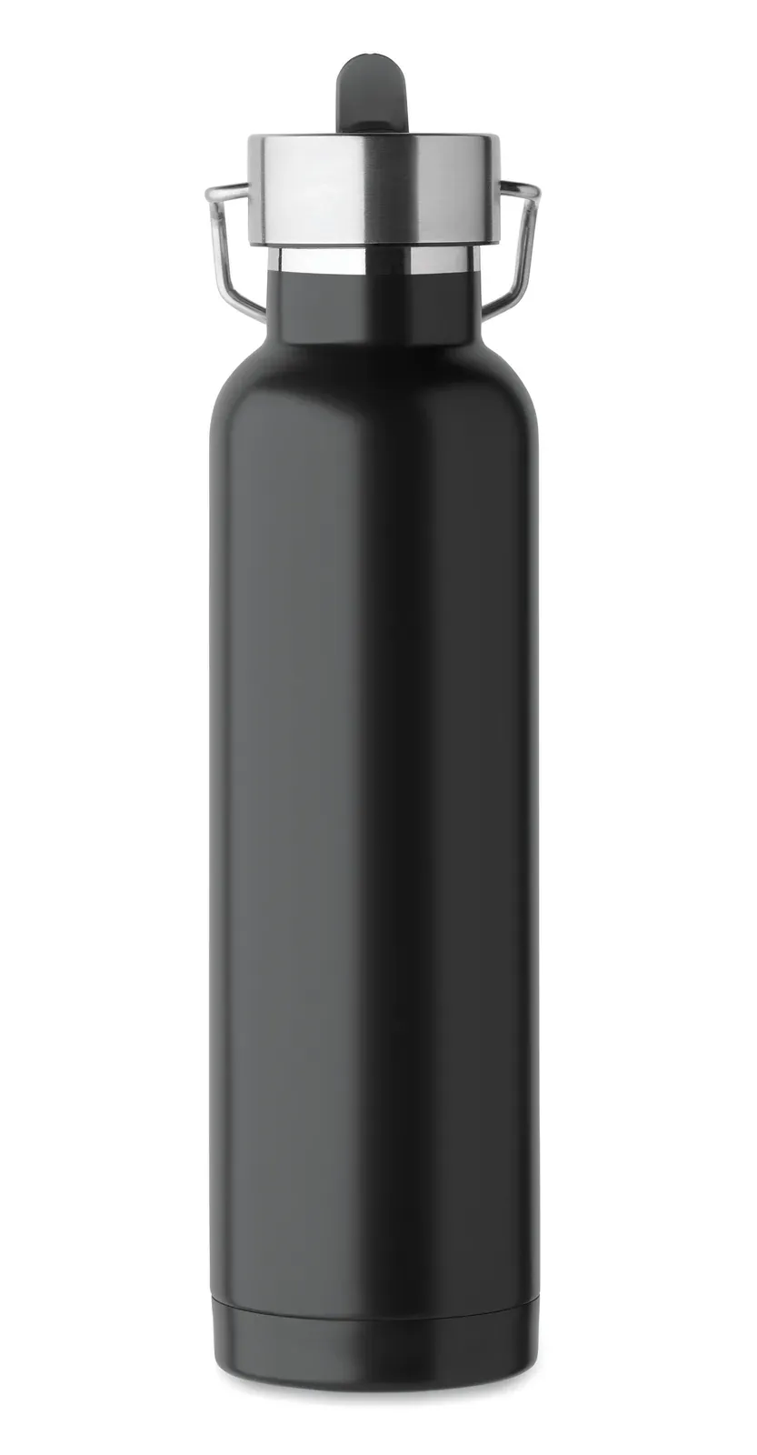 Riflow – Double Wall Vacuum Insulating Bottle in Recycled Stainless Steel — Black