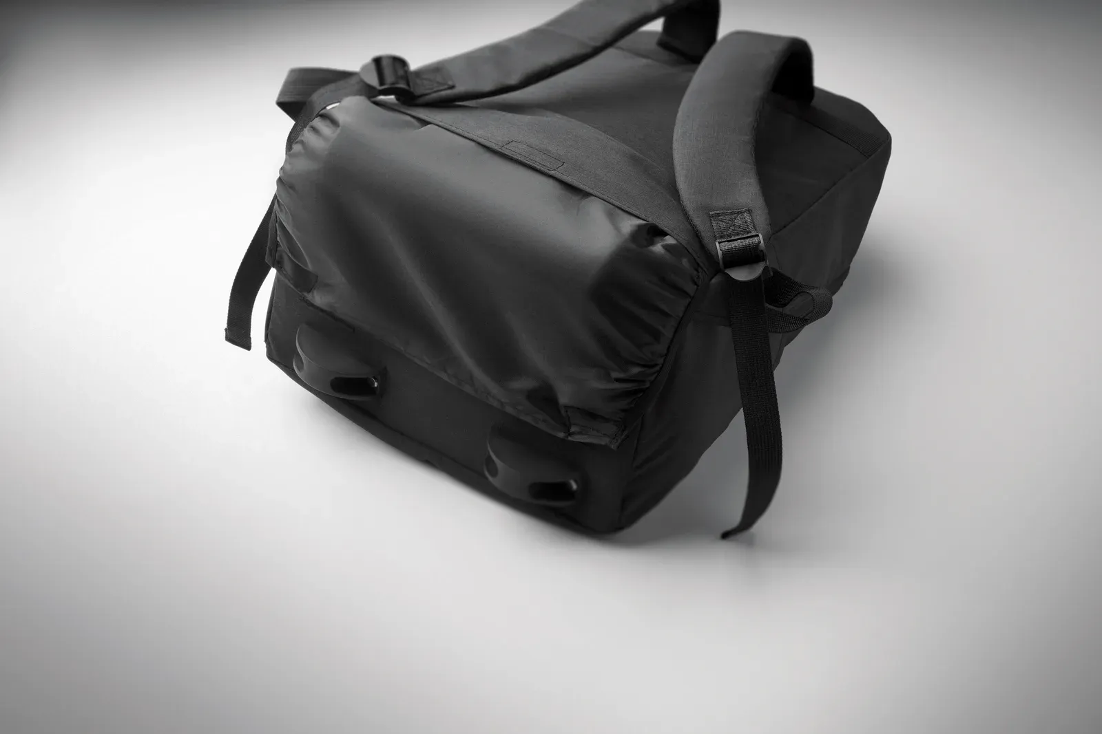RPET Laptop Backpack Dalvik with Zippered Pocket 31X19X47 cm — Black