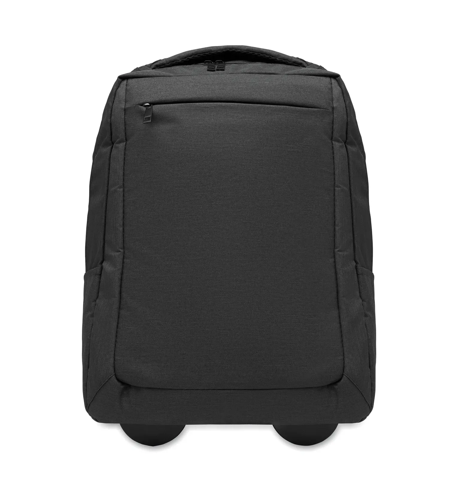 RPET Laptop Backpack Dalvik with Zippered Pocket 31X19X47 cm — Black