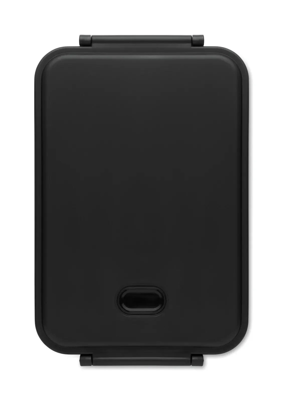 Indusmax – Large PP Lunch Box with Airtight Lid, Silicone Valve and Two Side Clasp Closure — Black