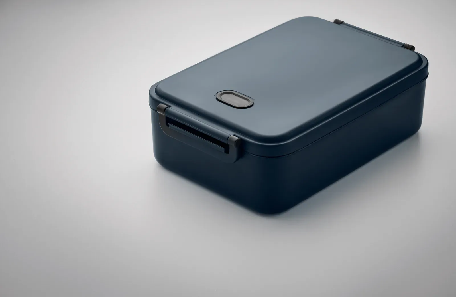 Indusmax – Large PP Lunch Box with Airtight Lid, Silicone Valve and Two Side Clasp Closure — French Navy