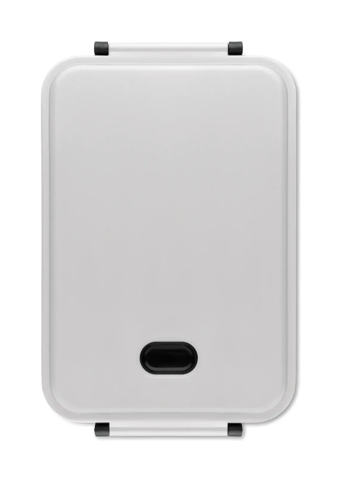 Indusmax – Large PP Lunch Box with Airtight Lid, Silicone Valve and Two Side Clasp Closure — White