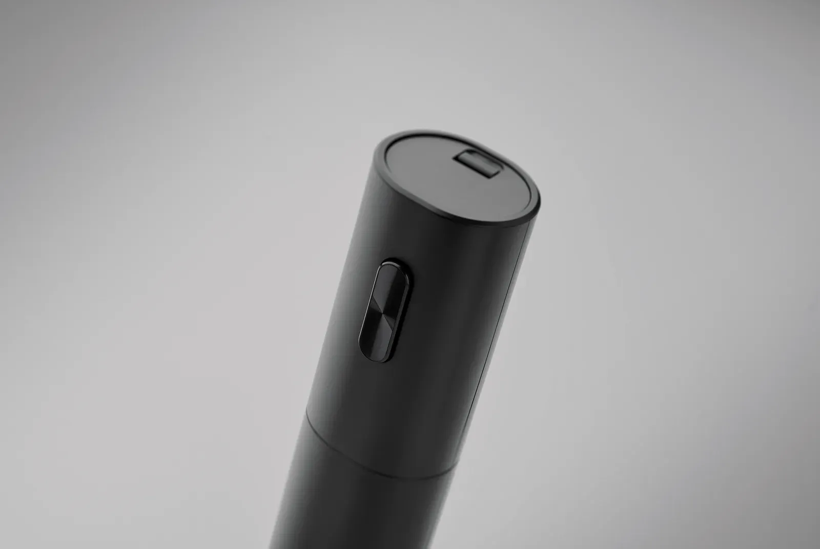 Vino – Electric Wine Bottle Opener in ABS Casing with Black Matt Finish — Black