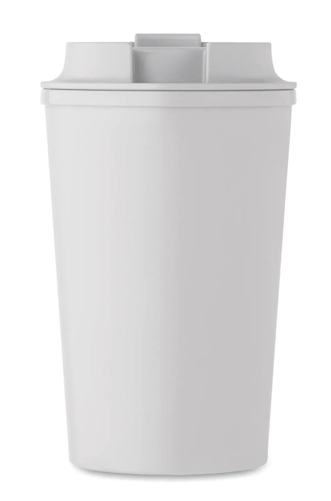 Beibaku – Double Wall Tumbler in 100% PLA Corn with PP Drinking Lid with Inner TPR — White