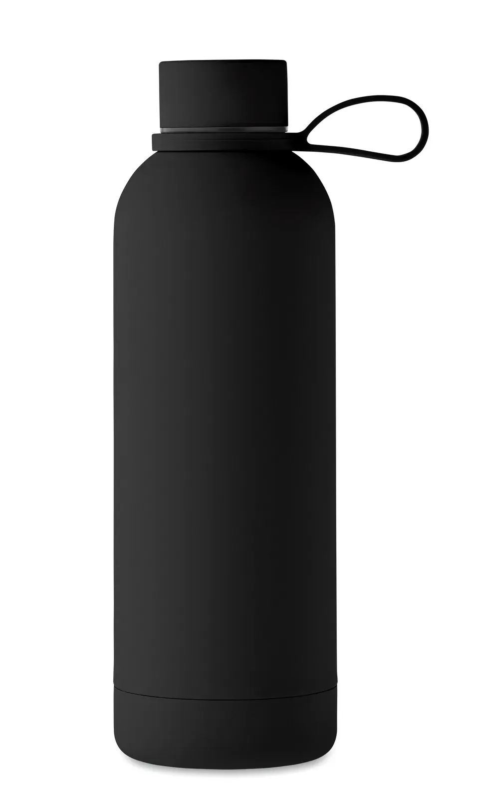 Emerald – Double Wall Vacuum Insulating Bottle in Recycled Stainless Steel — Black