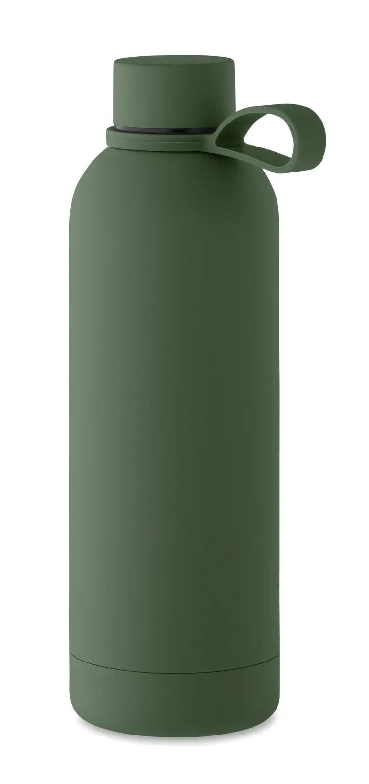 Emerald – Double Wall Vacuum Insulating Bottle in Recycled Stainless Steel — Dark Green