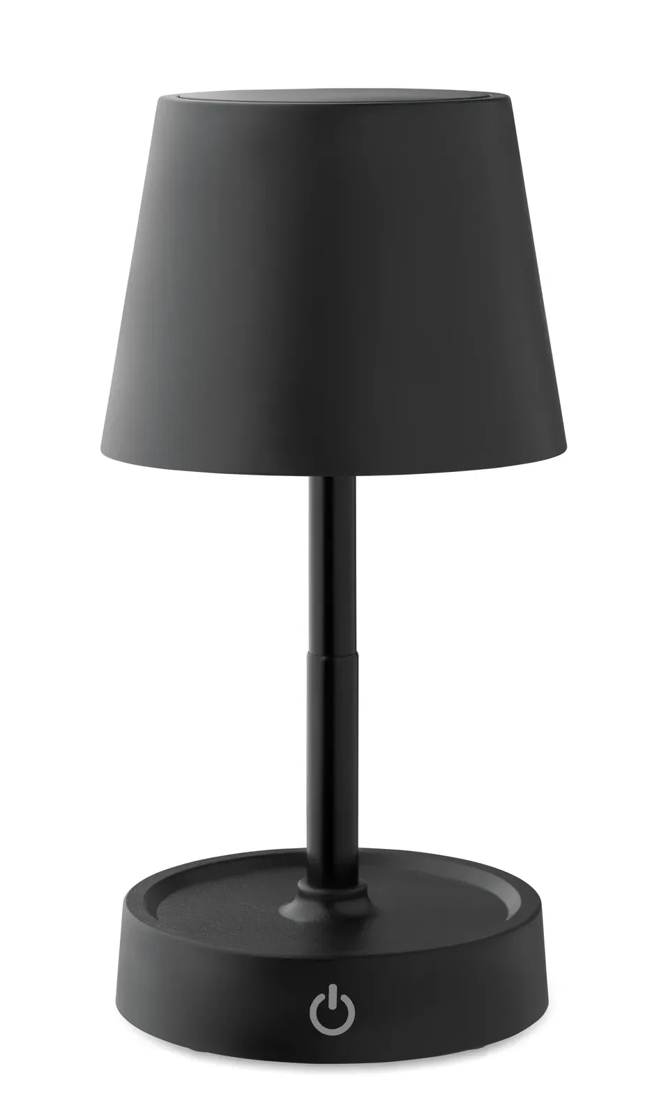 Taplamb – Retractable and Rechargeable USB Table Lamp in ABS; Includes 12 LED Lights with Adjustable Light Intensity — Black