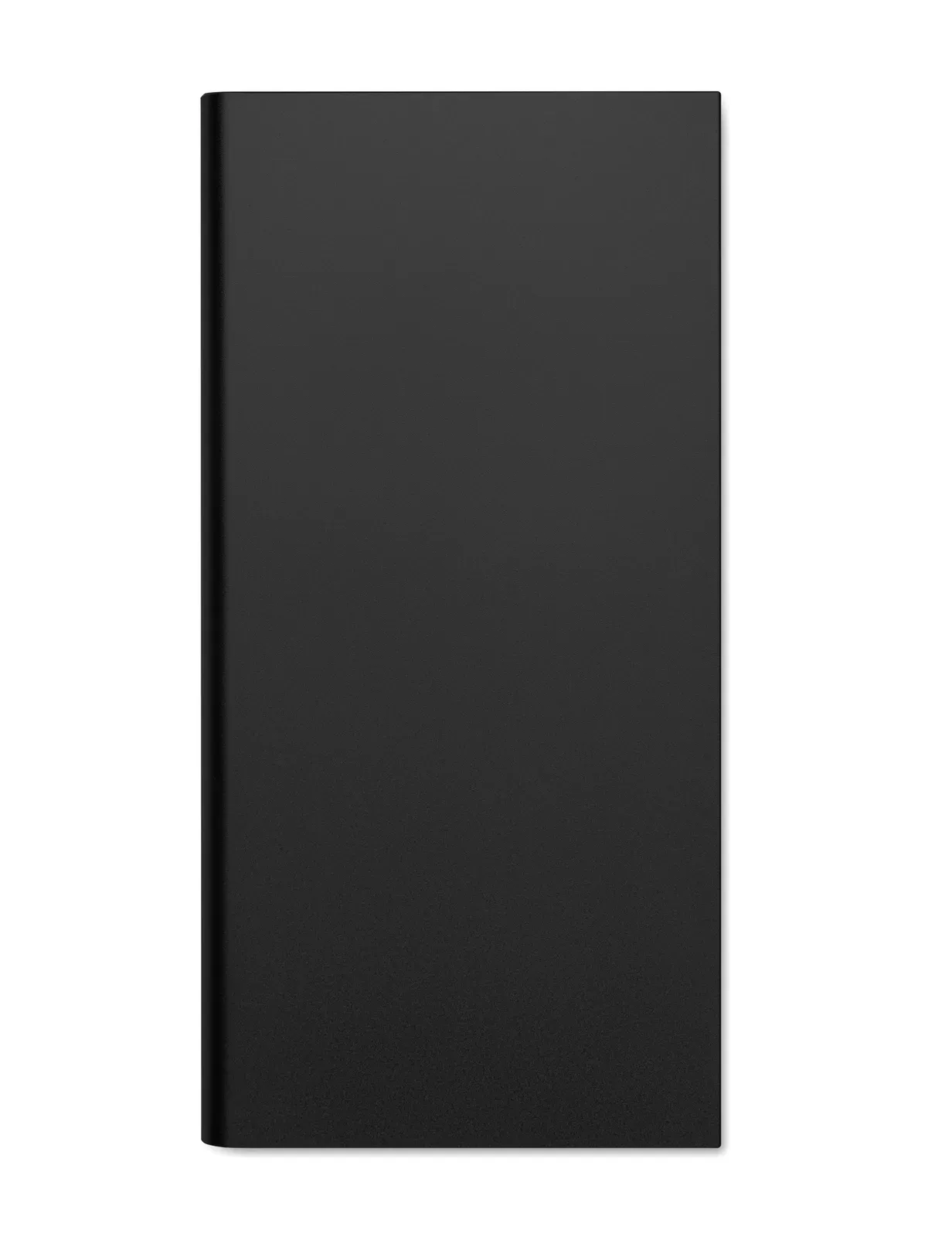 Powerflat8c 8000mAh Power Bank – Recycled Aluminium, USB Type-C — Black