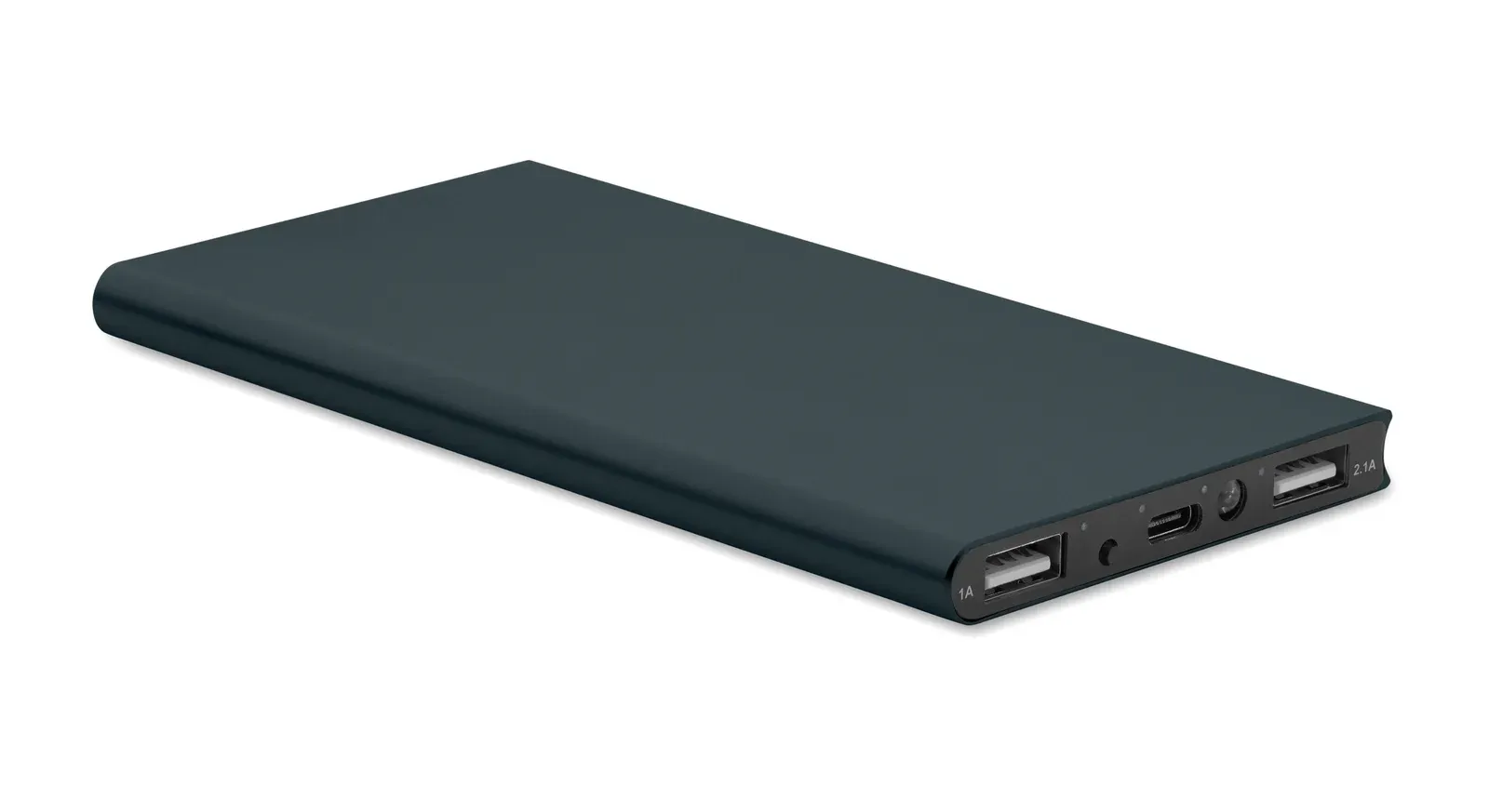 Powerflat8c 8000mAh Power Bank – Recycled Aluminium, USB Type-C — French Navy