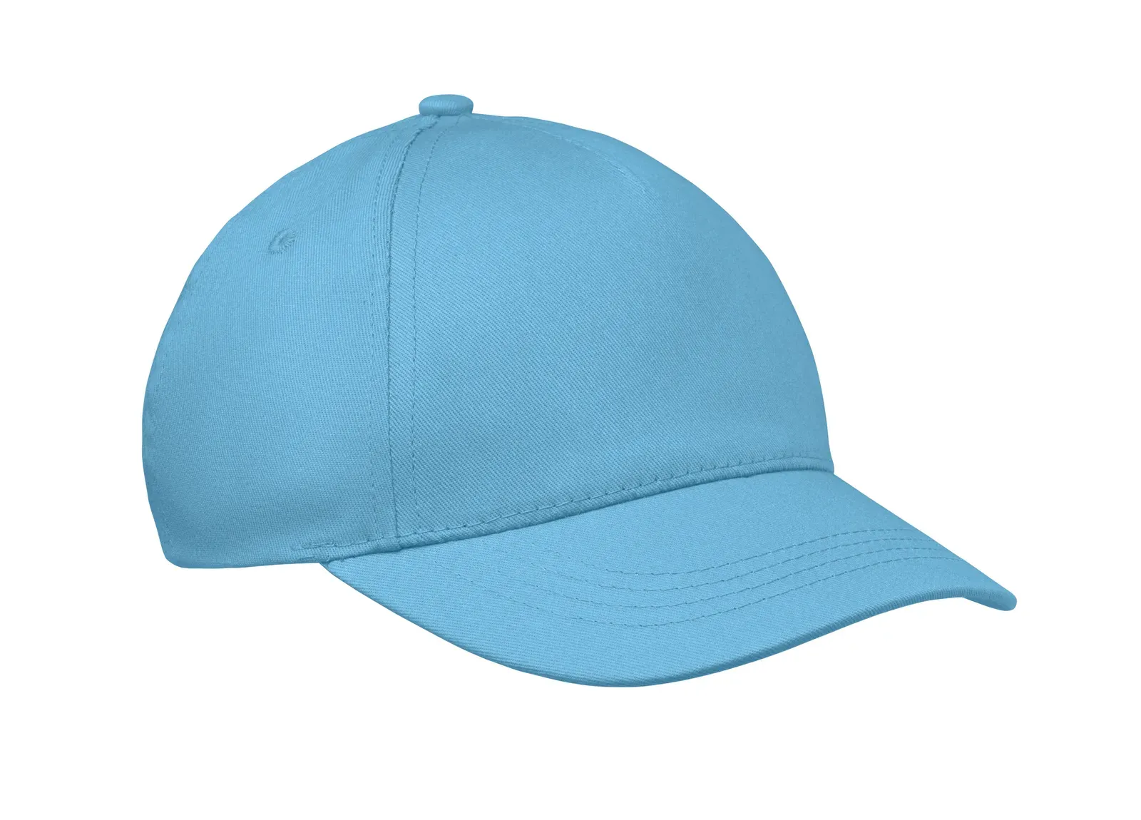 Buzz Kids 5-Panel Twill Baseball Cap — Baby Blue