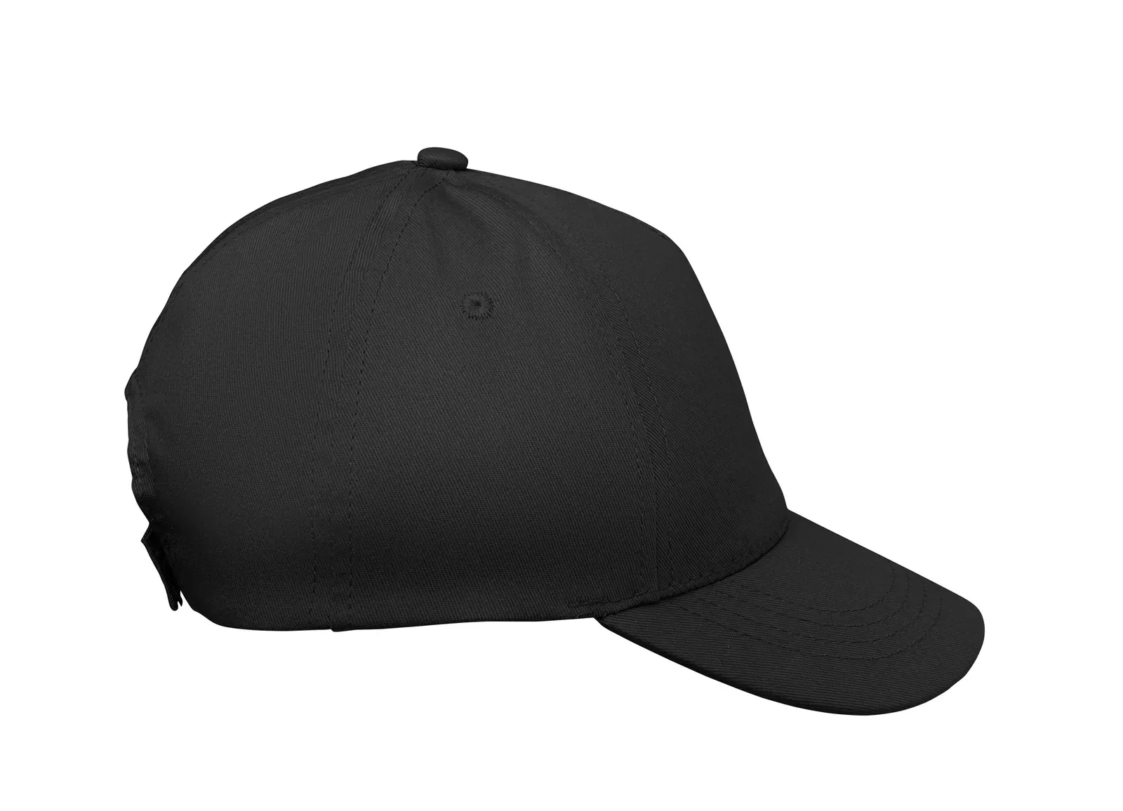 Buzz Kids 5-Panel Twill Baseball Cap — Black