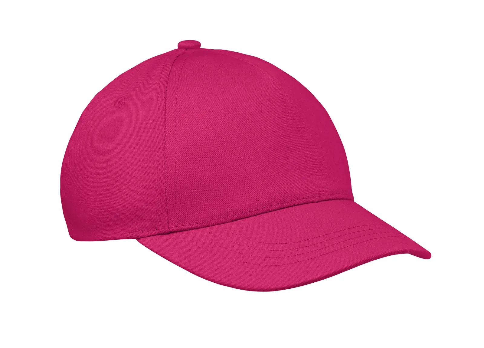 Buzz Kids 5-Panel Twill Baseball Cap — Fuchsia