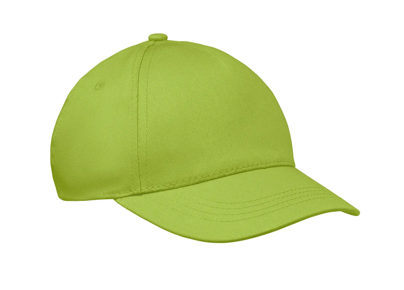 Buzz Kids 5-Panel Twill Baseball Cap — Lime