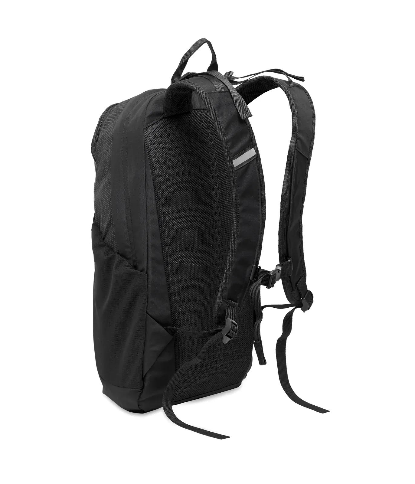 Backpack Bagga with Zippered Pocket 29.5X11X50 cm MO2372 Backpack — Black
