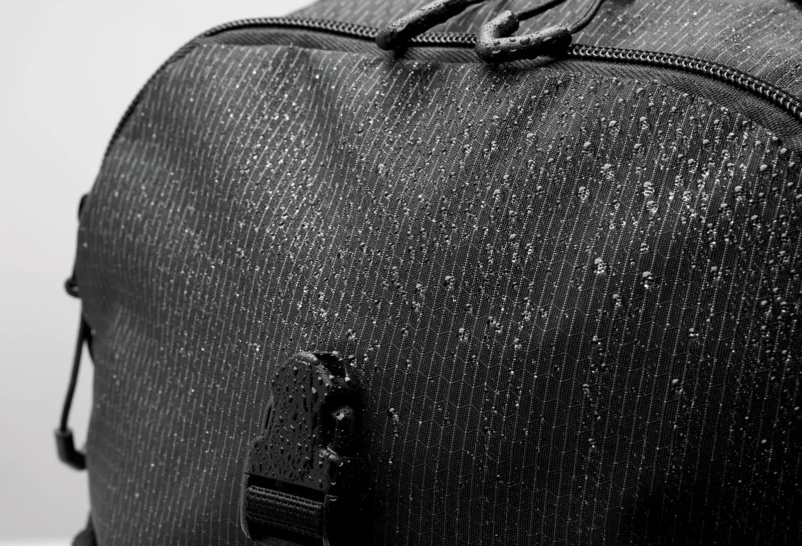 Backpack Bagga with Zippered Pocket 29.5X11X50 cm MO2372 Backpack — Black