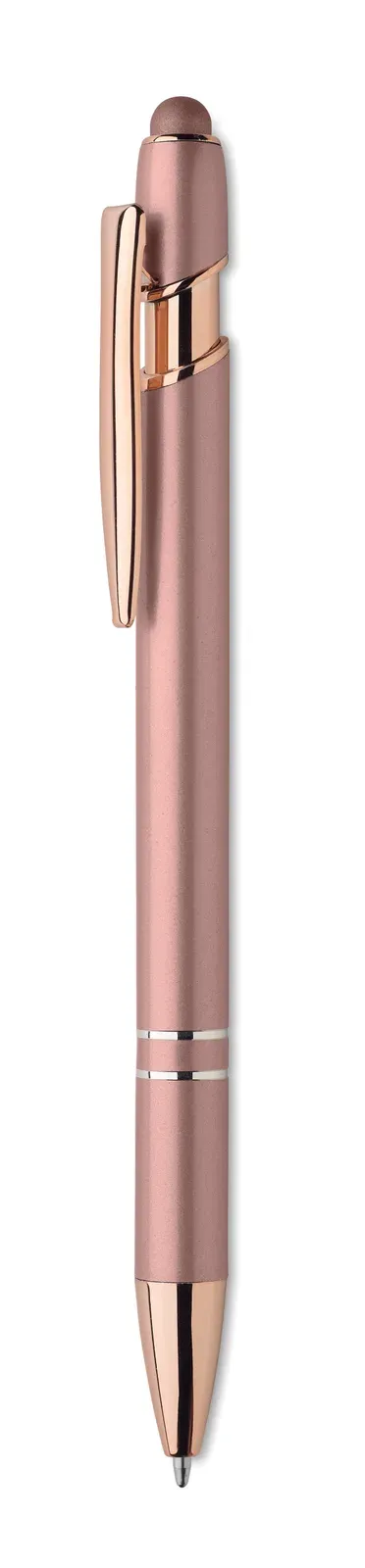 Geneva Recycled Aluminium Stylus Pen – Rose Gold Detail