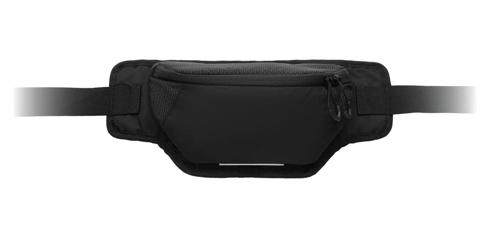 Polyester Waist Bag Nyko with Zippered Pocket 36X6.5X16 cm MO2392 — Black