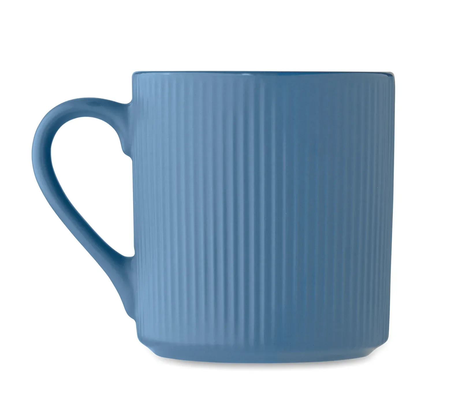 Ribmug – Ceramic Stackable Mug — Blue